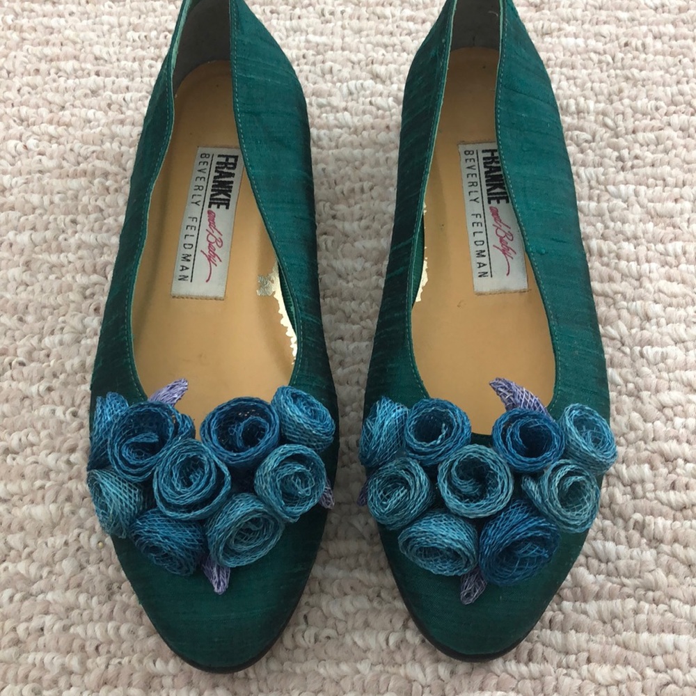 Frankie and Baby Beverly Feldman Silk Flats